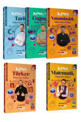 Yediiklim Yayınları 2026 KPSS GK-GY Tüm Dersler Atölye Serisi Video Ders Notları Seti (5 Kitap) - Yediiklim Yayınları