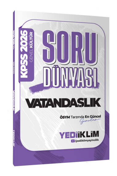 Yediiklim Yayınları 2026 Genel Kültür Vatandaşlık Soru Dünyası - 1