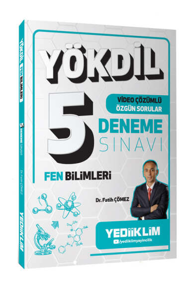 Yediiklim Yayınları YÖKDİL Fen Bilimleri Tamamı Video Çözümlü 5 Deneme - 1