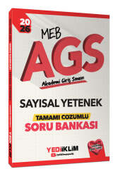 Yediiklim Yayınları 2026 MEB AGS Sayısal Yetenek Tamamı Çözümlü Soru Bankası - Yediiklim Yayınları
