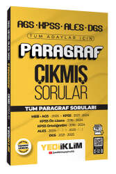 Yediiklim Yayınları AGS KPSS ALES DGS Tüm Adaylar İçin Paragraf Tamamı PDF Çözümlü Tüm Paragraf Soruları Çıkmış Sorular - Yediiklim Yayınları