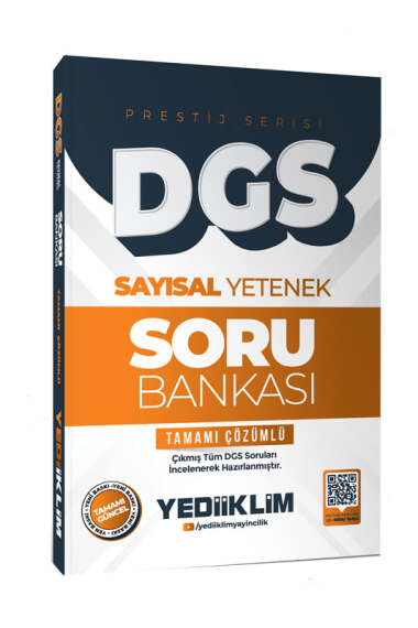 Yediiklim Yayınları 2026 DGS Prestij Serisi Sayısal Yetenek Tamamı Çözümlü Soru Bankası - 1