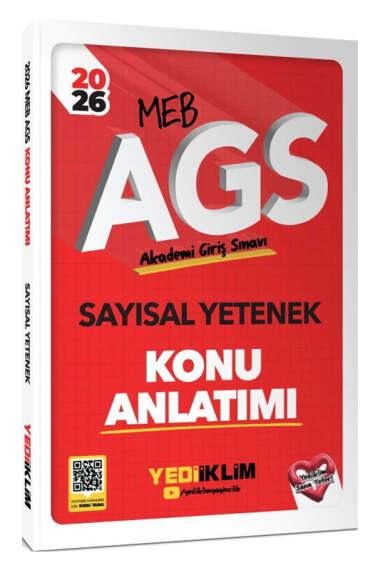 Yediiklim Yayınları 2026 MEB AGS Sayısal Yetenek Konu Anlatımı - 1