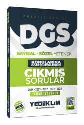Yediiklim Yayınları 2026 DGS Prestij Serisi Sayısal Sözel Yetenek Konularına Göre Düzenlenmiş Tamamı Çözümlü Çıkmış Sorular - Yediiklim Yayınları