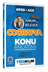 Yediiklim Yayınları 2026 KPSS AGS Coğrafya Konu Anlatımı (Hakan Bileyen) - Yediiklim Yayınları