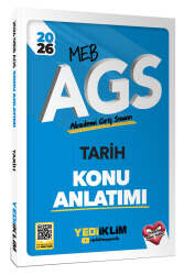 Yediiklim Yayınları 2026 MEB AGS Tarih Konu Anlatımı - Yediiklim Yayınları