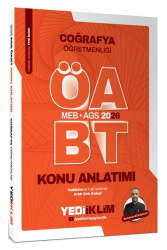 Yediiklim Yayınları 2026 MEB AGS ÖABT Coğrafya Öğretmenliği Konu Anlatımı - Yediiklim Yayınları