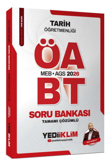 Yediiklim Yayınları 2026 MEB AGS ÖABT Tarih Öğretmenliği Tamamı Çözümlü Soru Bankası - 1
