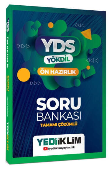 Yediiklim Yayınları YDS YÖKDİL Ön Hazırlık Tamamı Çözümlü Soru Bankası - 1