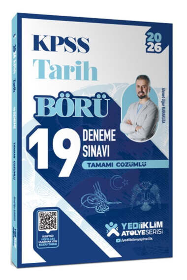 Yediiklim Yayınları 2026 KPSS Börü Tarih Tamamı Çözümlü 19 Deneme Sınavı - 1