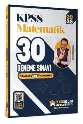 Yediiklim Yayınları 2026 KPSS Matematik Atölye Serisi 30 Deneme - Yediiklim Yayınları