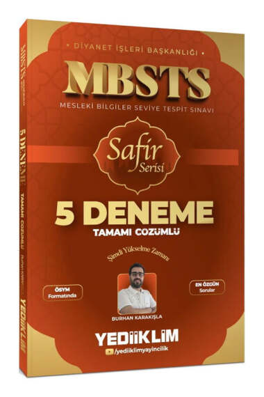 Yediiklim Yayınları MBSTS Safir Serisi Tamamı Çözümlü 5 Deneme Sınavı - 1