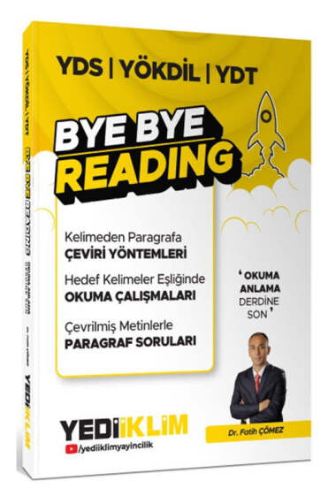 Yediiklim Yayınları YDS YÖKDİL YDT Bye Bye Reading - 1