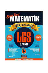 Yeni Tarz Yayınları 8. Sınıf LGS Matematik Branş Denemeleri - Yeni Tarz Yayınları