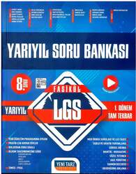 Yeni Tarz Yayınları 8. Sınıf LGS Fasikül Yarıyıl Soru Bankası - Yeni Tarz Yayınları
